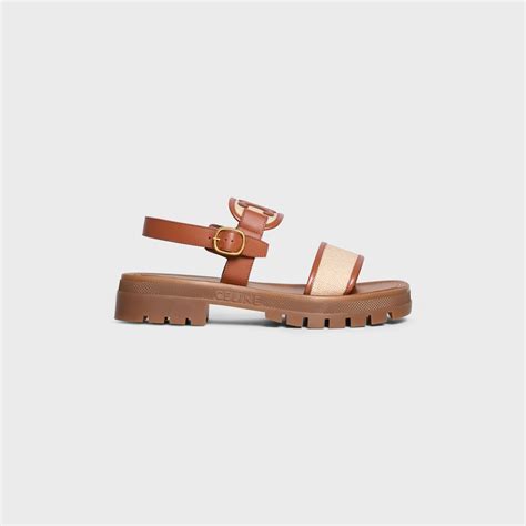 celine clea sandals|celine triomphe sandals.